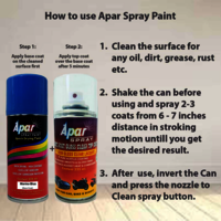 APAR Spray Paint Marina Blue (RC Colour Name) + GC Compatible for Hyundai i20, i20 N Line and Creta-225 ml (Pack of 2-Pcs)