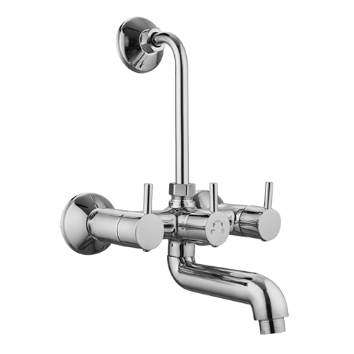 Kraft 3-In-1 Wall Mixer Tap - Color: Silver