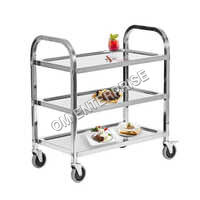 Ss Food Trolley - Color: Metallic Grey