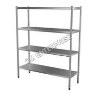 Ss Pipe Rack - Color: Silver