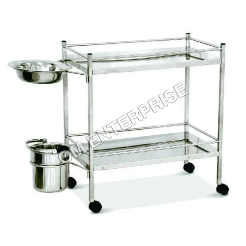 Ss Dressing Trolley - Color: Silver