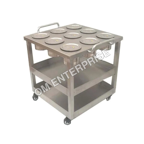 Ss Masala Table - Color: Silver