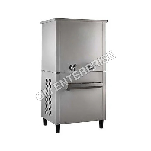 Stainless Steel Water Cooler - Color: Silver