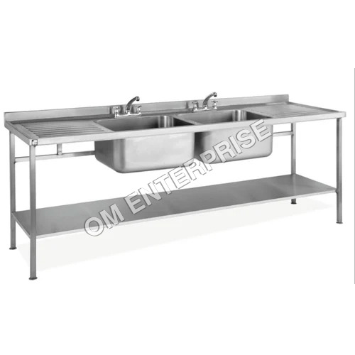 Ss Kitchen Sink Table - Color: Silver