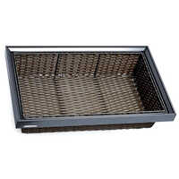 Rattan Basket - Stainless Steel, Various Sizes Available | Versatile Storage Solution For Home And Hotel Use