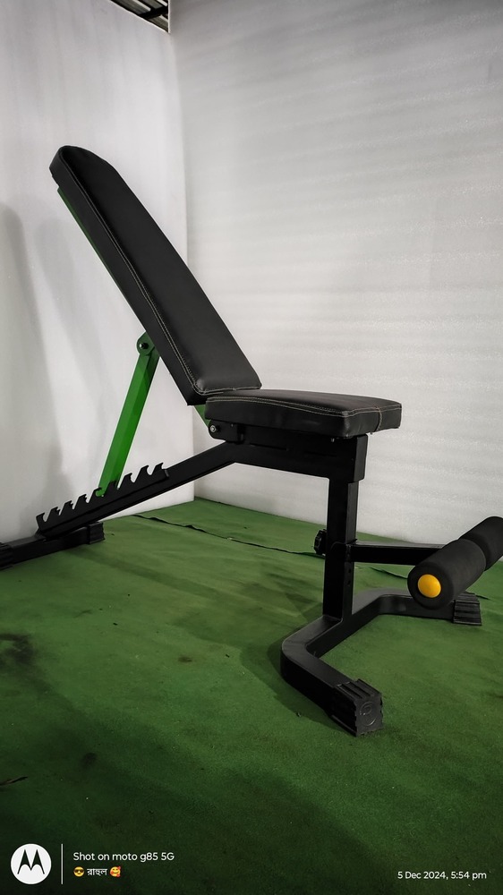 Adjustable Bench - Heavy-duty Design, Customizable Angles For Muscle Gain And Strength Training | Ideal For Commercial & Home Use, 1-year Warranty