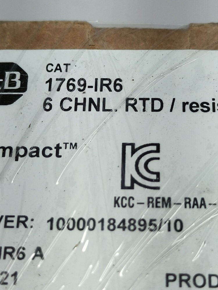 ALLEN BRADLY 1769-IR6 INPUT MODULE