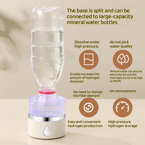 New thermal insulation with vent hydrogen-rich water ionizer stainless steel 316 double-layer vacuum Hydrogen Water Bottle