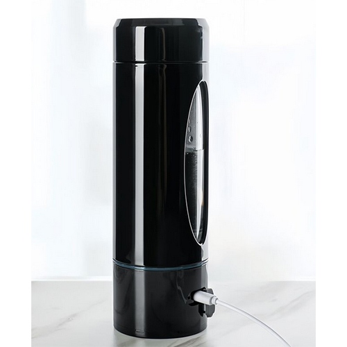 High Quality Residual Chlorine and Ozone Free Smart LED Display Glass Hydrogen Water Bottle Generator with SPE PEM Technology