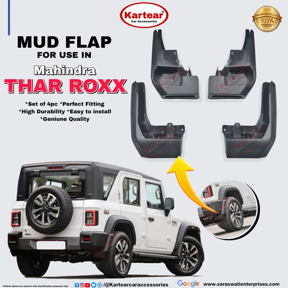 Thar Roxx Car Mud Flap - Feature: Good Quality