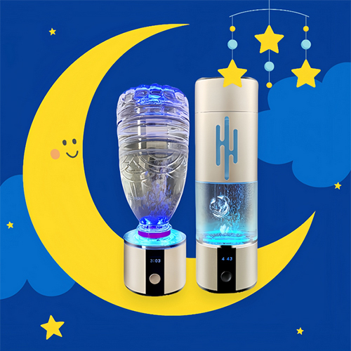 H2yunshen CE FCC FDA approved food-grade hydrogen rich water bottle hydrogen level of 7900ppb