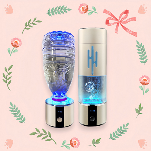 H2yunshen CE FCC FDA best Hydrogen rich Water bottle 6.891ppm spe pem 2024