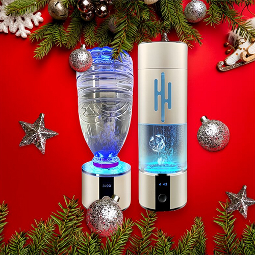CE FCC FDA portable water bottle that produces hydrogen-rich water with a generator, offering 7900ppb of hydrogen