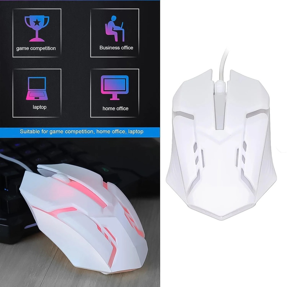 Usb Wired Mouse (Wihte)