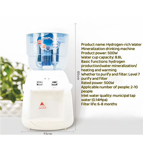 Automatic Installation-Free Ion Membrane Separation Hydrogen Water Electrolysis Ionizer Purification Generator Making Machine - Material: Plastic