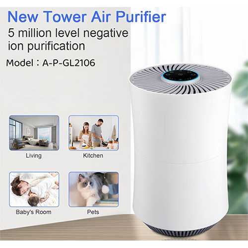 Air Purifier Hepa Filter Household Formaldehyde Removal Negative Ion Purifier Haze Removal Bacteria Removal Purifier - Automatic Grade: Full Automatic