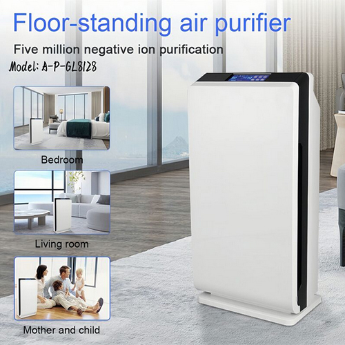 Led display UV C Hepa Activated carbon Filter air purifier smart anti-dust smoke formaldehyde pm2.5 Bacteria ionic Air Purifer