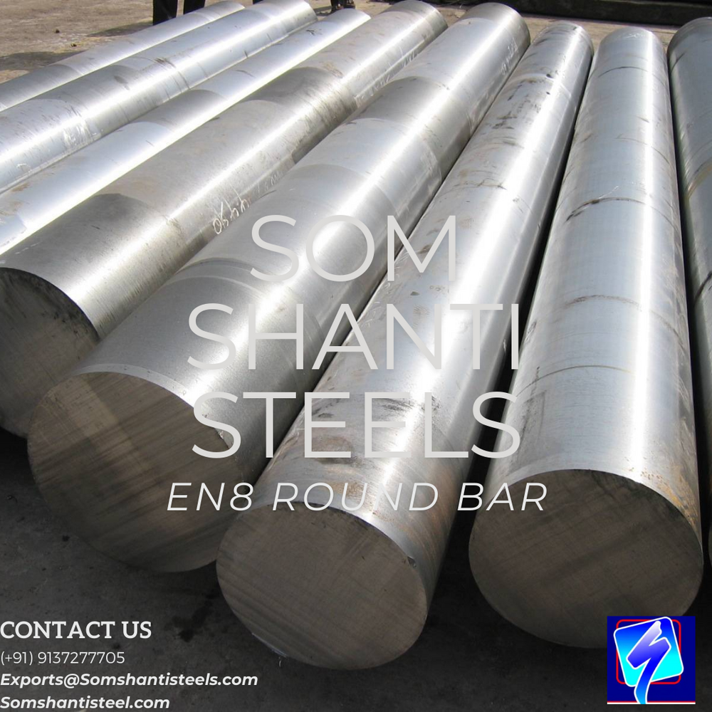 En8 Bars - En8 / C45 Grade, Round 10mm To 300mm, Hexagonal 10mm To 150mm, Flat Profiles, High Strength & Wear Resistance