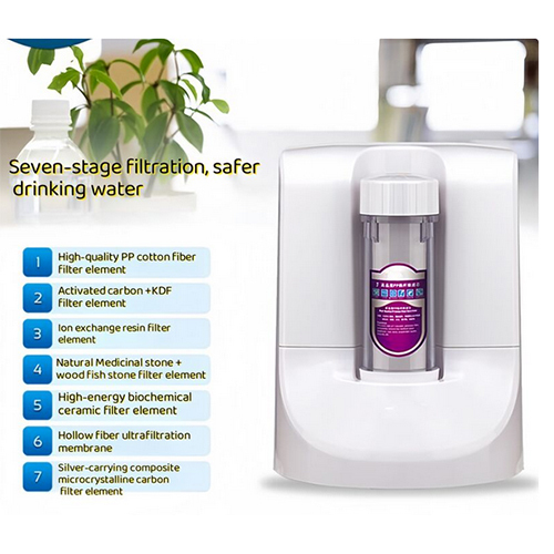 7 Stage UF small molecule water purification System alkaline energy Water Purifier