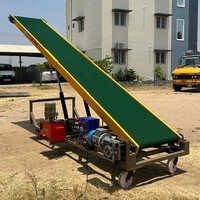 Bag Loading Conveyor - Mild Steel, Heat Resistant, 400 Volt (v) | Flat Belt Design, One-year Warranty For Industrial Efficiency