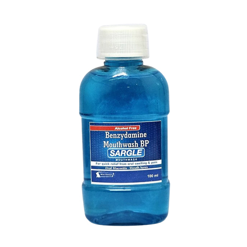 100ml Sargle Benzydamine माउथवॉश Bp
