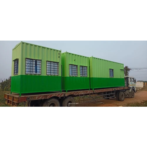 Portable Site Office Cabin - Color: Green