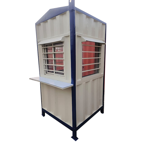 Ms Portable Security Cabin - Color: White