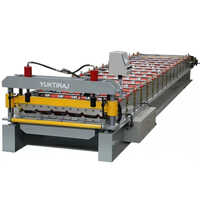Industrial Color Coated Roofing Sheet Roll Forming Machine