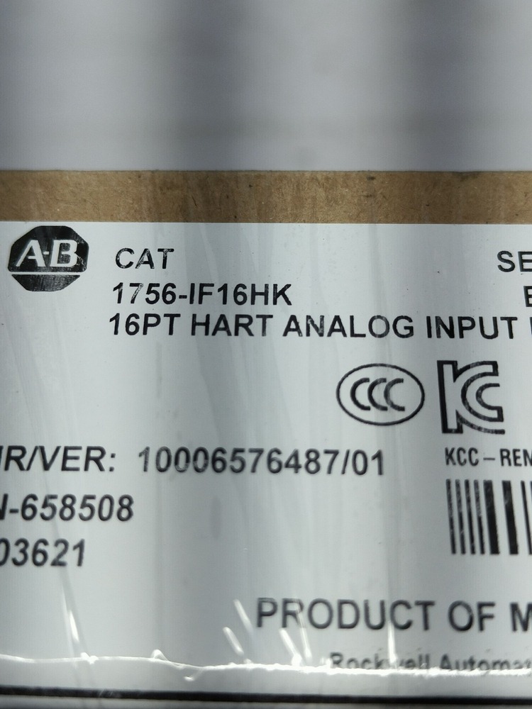 ALLEN BRADLY 1756-IF16HK ANALOG INPUT MODULE