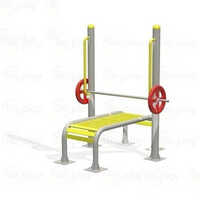 Flat Bench Press - Adjustable Design For Strength Gain | Commercial Grade, Manual Operation, Muscle Toning