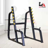 Power Squat Rack - Adjustable Size For Muscle Gain , Manual Operation Mode, Commercial Grade, Built For Strength Training