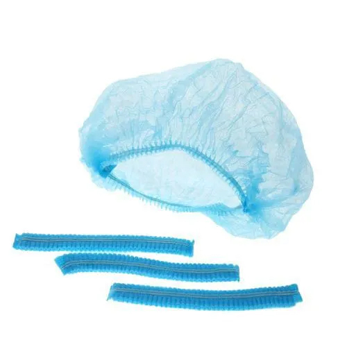 Surgical Bouffant Cap - High-Quality Non-Woven Material, Blue Color, Comfortable Cuff Design & Full Circular Coverage