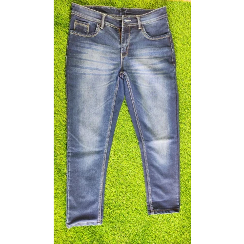 Men Blue Regular Fit Denim Jeans - Feature: High Quality