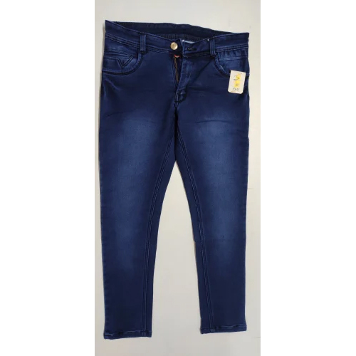 Mens Denim Slim Fit Blue Jeans