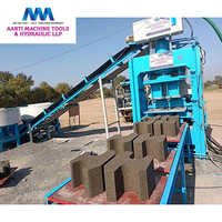 Automatic Block Making Machine - 220-440 Volt, Fully Automatic Solid Brick Production Line, Autoclaved Aerated Concrete Method, Blue Finish