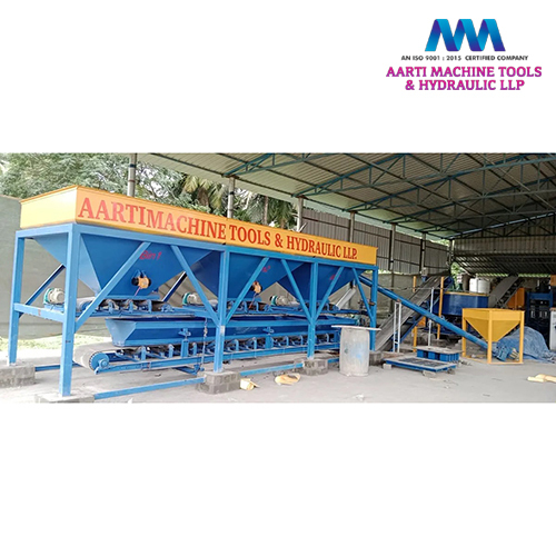 Automatic Concrete Batching Plant - Color: Blue