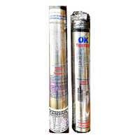 Solar Submersible Pump - Stainless Steel, Standard Size, Silver Color | High Pressure Electric Rotary Pump with Warranty