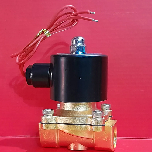 Uw-15 Techno Brass Solenoid Valve - Color: Black & Golden