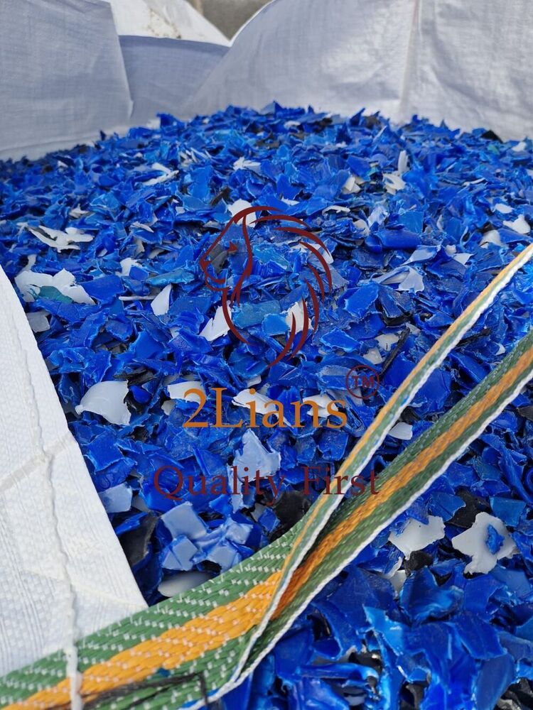 Hdpe Regrind - 80 Tons, Mixed Colors, Washed For Recycling Use