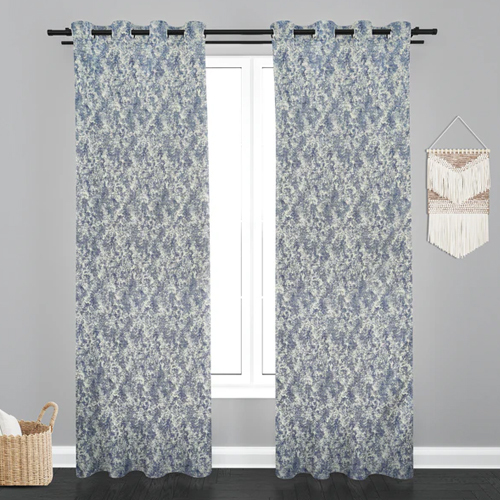 6 ft Lisbon Texure Design PolyCott Fabric Curtain