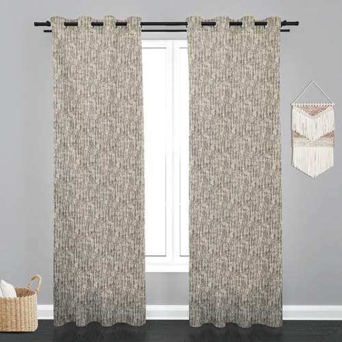 Texure Design Polycott Fabric Curtain - Design: Modern