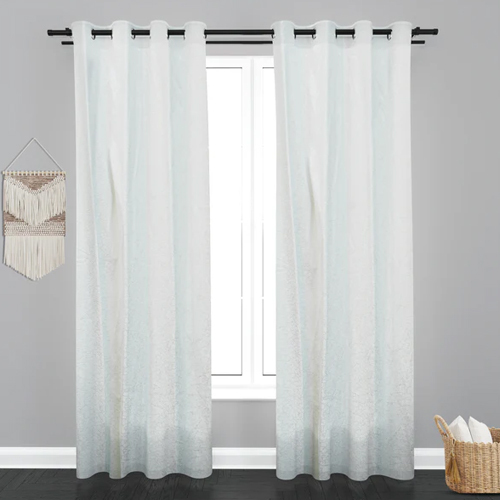 9 ft Seoul Teaxure Design Jacquard Fabric Curtain