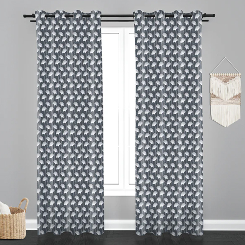 Accra Floral Design Zari Work Embrodiery Jaquard Curtain