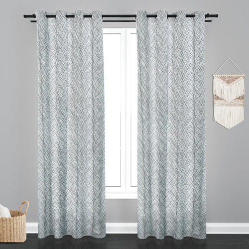 Manila Abstract Design Jaquard Fabric Curtain