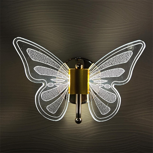 LH-6118W Aluminum GD Plating Wall Lamp