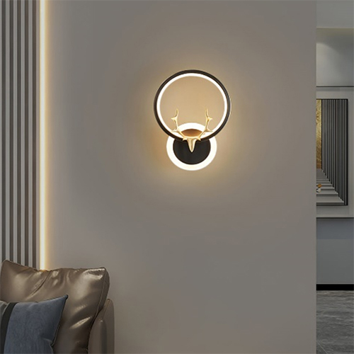 LH-6424-1W Black Wall Lamp