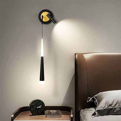 LH-5296W Aluminum Black Wall Lamp