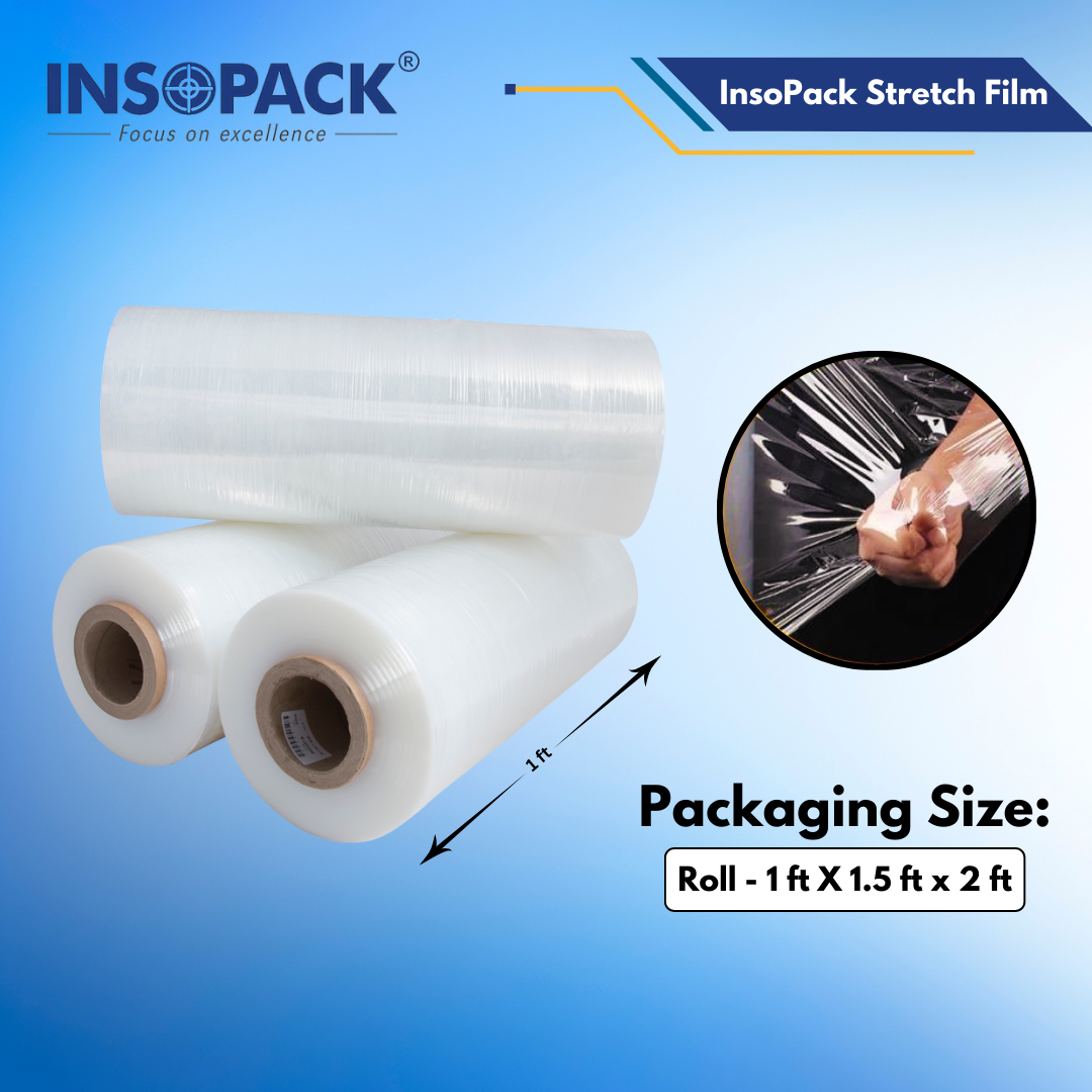 Plastic Film Roll - High-durability Polyethylene, Standard 48x200 Feet, Clear Finish
