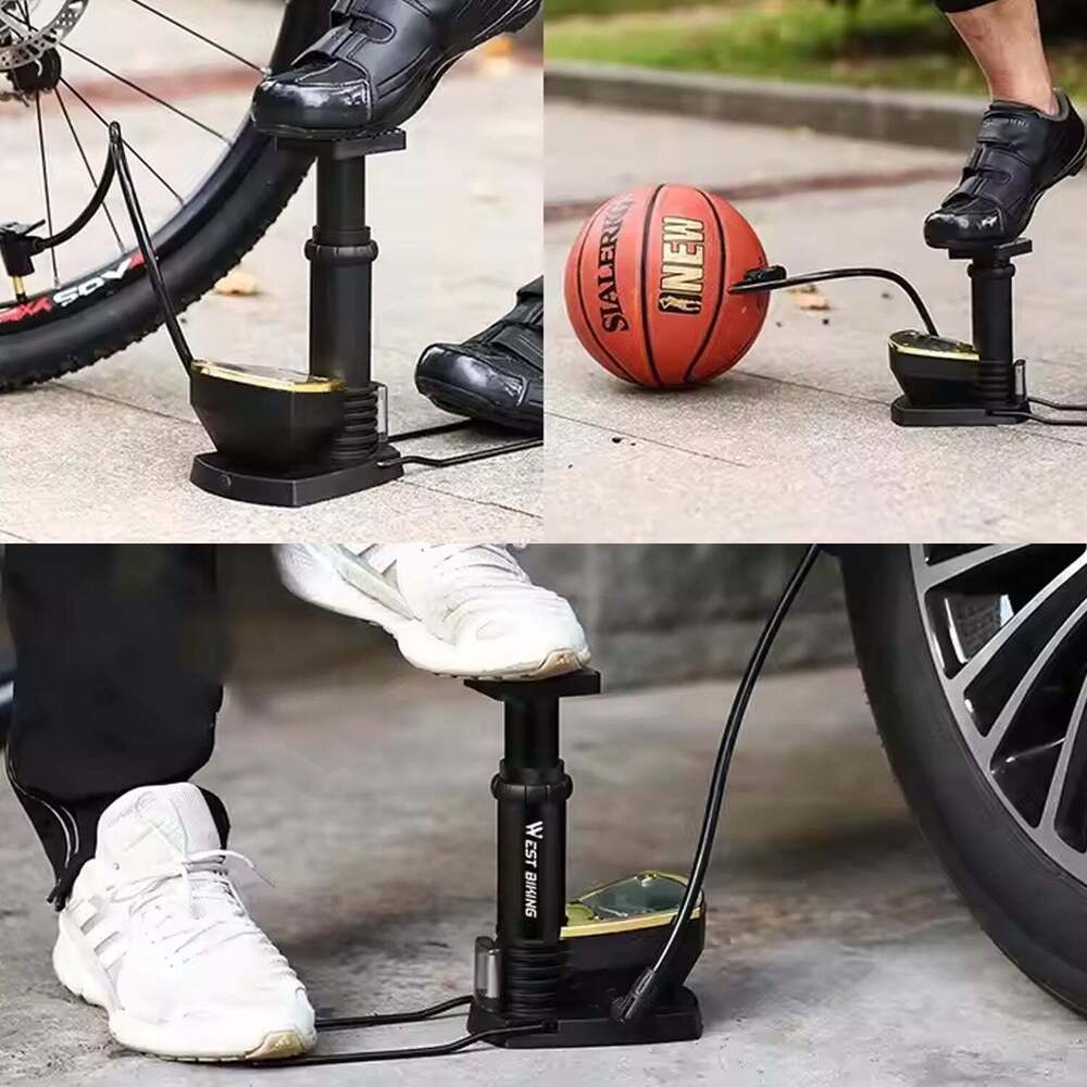 Portable High Pressure Foot Air Pump with Needles