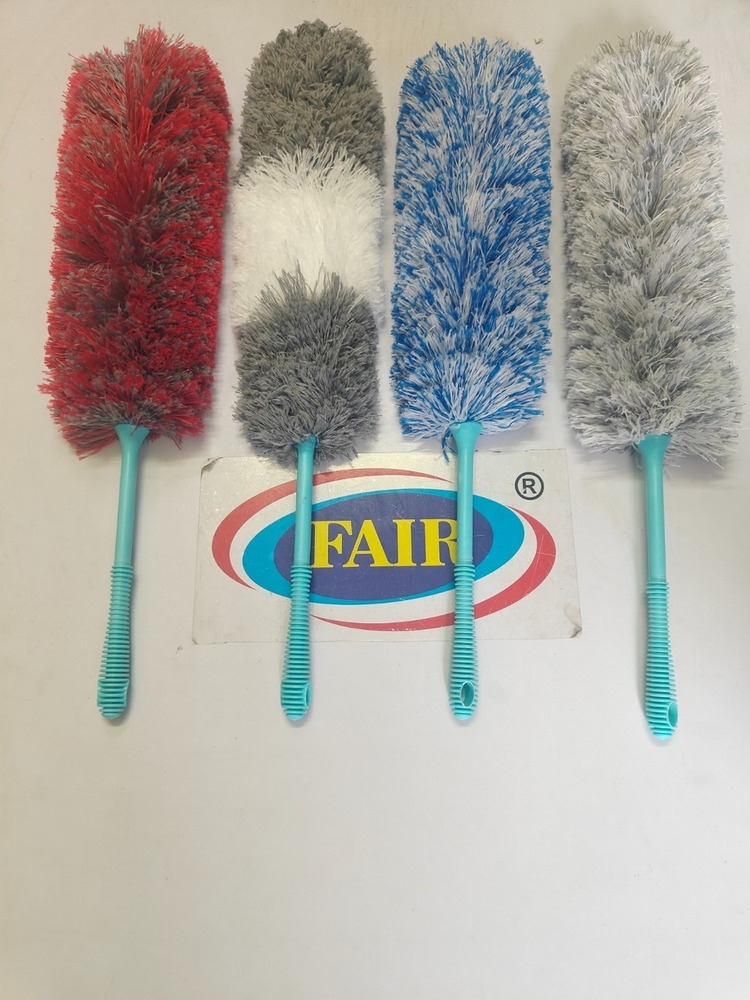 Feather Duster - Cloth Material, Assorted Colors | Ideal For Vehicle Dusting And Cleaning, Durable And Detergent-compatible